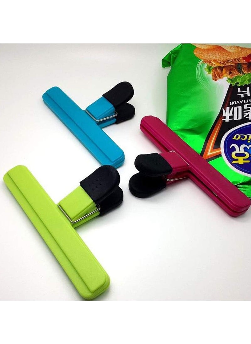 بيوينتي Sealing Clip,freezer Clips,safety And Environmental Protection,non-slip Rubber Handle,light And Portable,strong Sealing,moisture And Dustproof,used To Seal Open Snack Bags 4 Pack  - Image 3