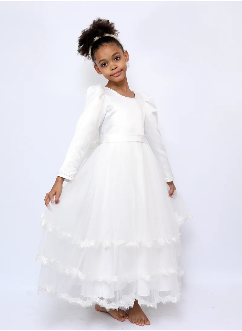 D'Daniela Melissa White Party Dress