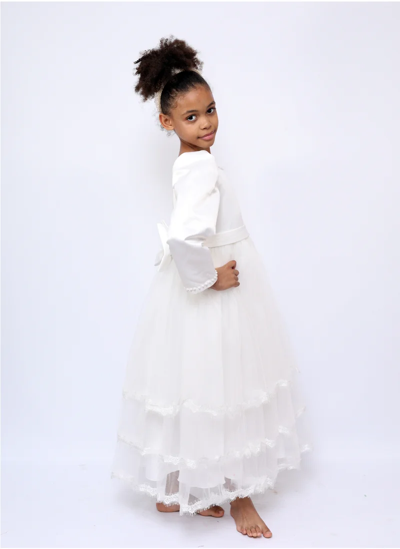 D'Daniela Melissa White Party Dress