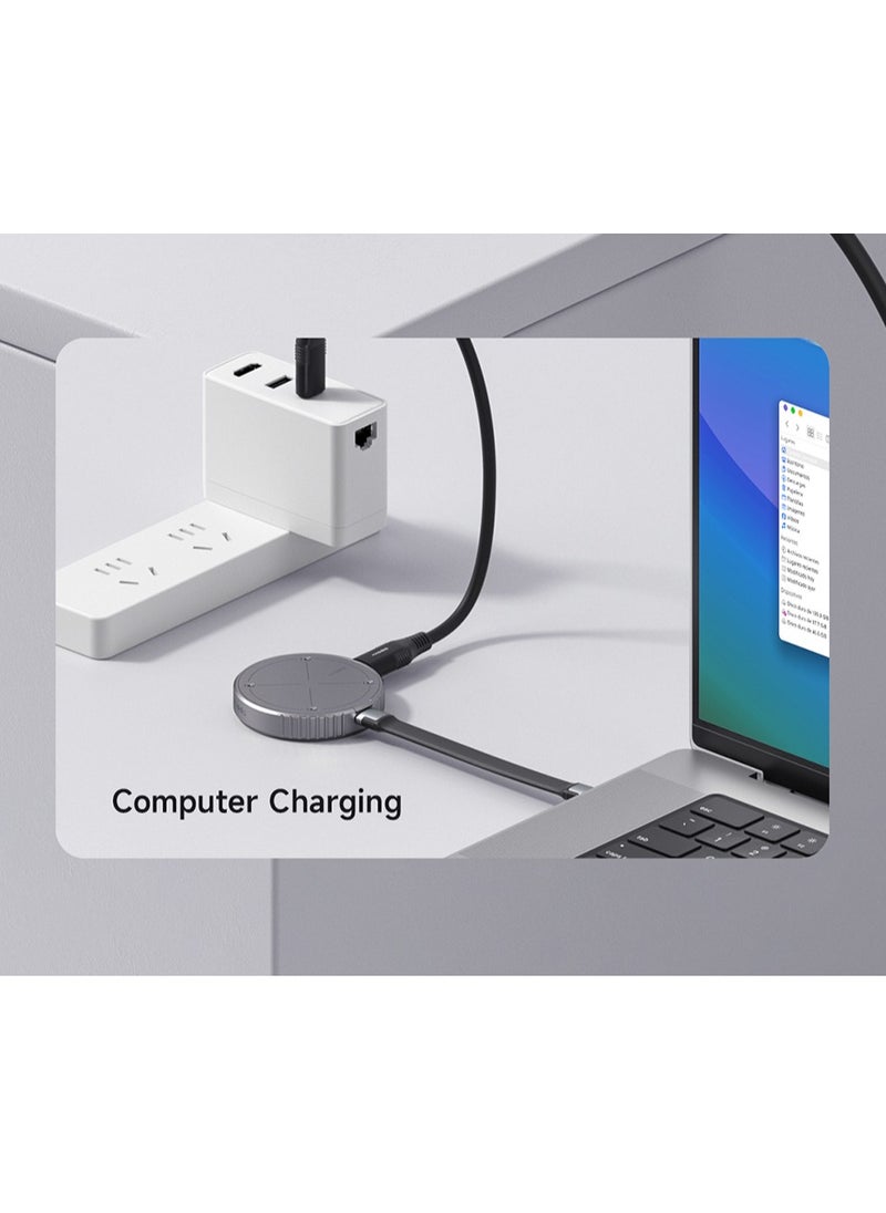 Hagibis - Hagibis Magnetic M.2 2230 NVMe SSD Enclosure Magsafe SSD Case USB C 3.2 Gen2 to NVMe PCI-E for iPhone 15 Pro Max ProRes MacBook - Image 1
