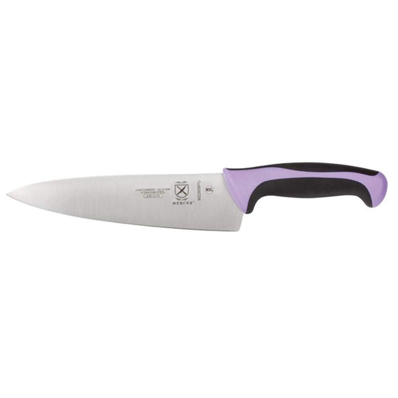 Mercer Culinary Millennia Color Handle Cutlery 8" Chef's Knife Purple - Image 1