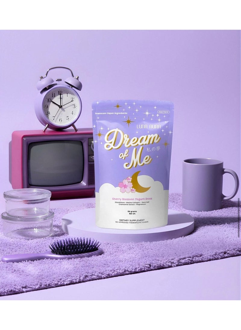 LUNA AURA لونا أورا حلمي مشروب زبادي زهرة الكرز جلوتاثيون وكول – أساسيات الجمال الحقيقي للبشرة - Image 3