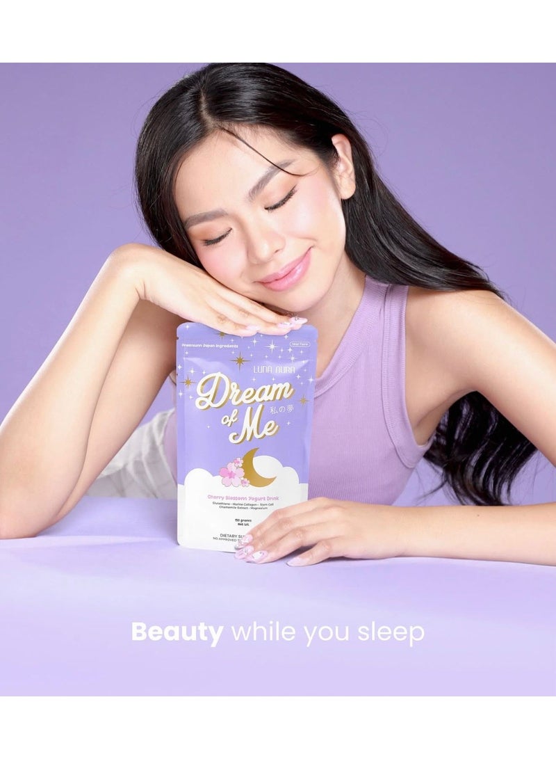 LUNA AURA لونا أورا حلمي مشروب زبادي زهرة الكرز جلوتاثيون وكول – أساسيات الجمال الحقيقي للبشرة - Image 5