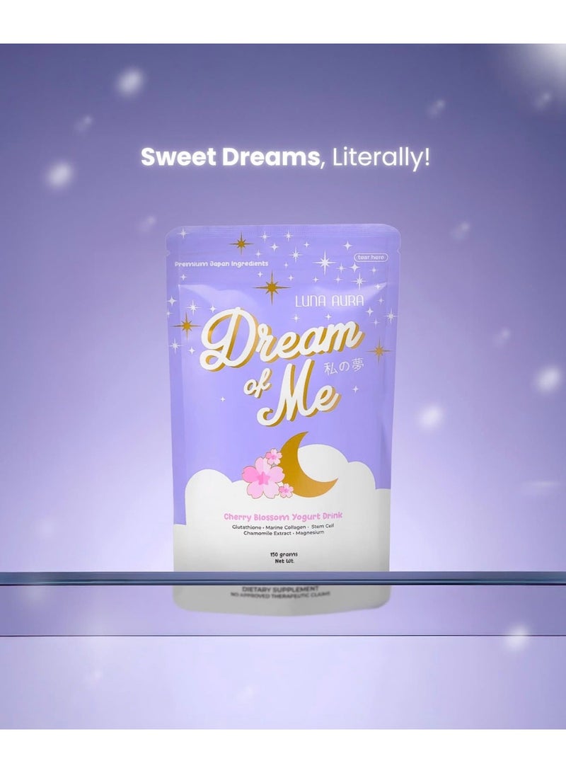 LUNA AURA لونا أورا حلمي مشروب زبادي زهرة الكرز جلوتاثيون وكول – أساسيات الجمال الحقيقي للبشرة - Image 2