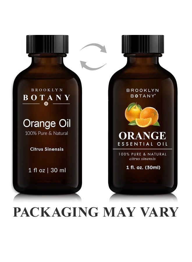 Brooklyn Botany Sweet Orange Essential Oil – 100% Pure and Natural – Therapeutic Grade Essential Oil with Dropper - Sweet Orange Oil for Aromatherapy and Diffuser - 1 Fl. OZ - Image 4