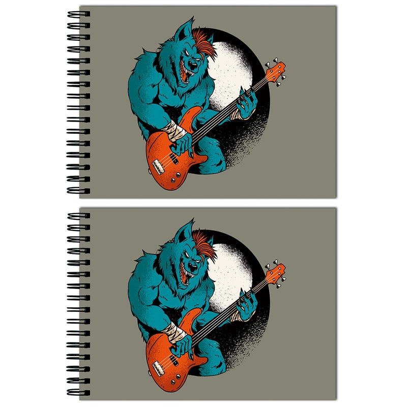 Tinywalk T Sketch Book Drawing Pad Landscape Sketch Book for Artists Thick Sheets (A4 Size,100 Sheets/200 Pages, Pack of 2) - Image 1