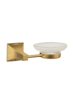 SOMANY Soap Dish - Brushed Gold – Luxury, Durable, Rust-Resistant Bathroom Accessory, Modern Design for Stylish Bathroom Decor 