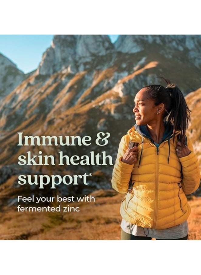 New Chapter - New Chapter, Fermented Zinc Complex, 30 Vegetarian Tablets - Image 1