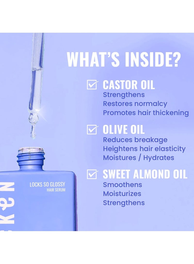 لوكين سيروم الشعر الميني ٣٠ مل – لمعان، تقوية وحماية لشعرك - Image 3