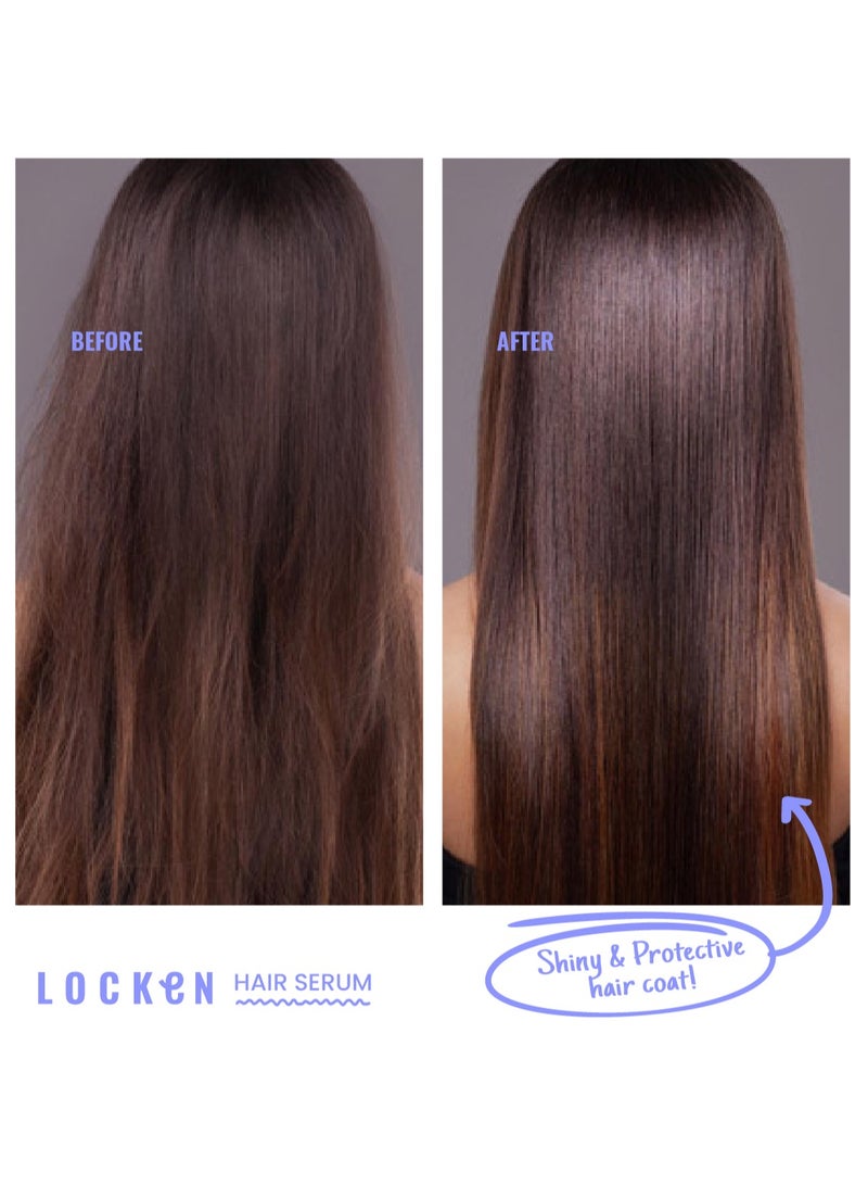 لوكين سيروم الشعر الميني ٣٠ مل – لمعان، تقوية وحماية لشعرك - Image 5