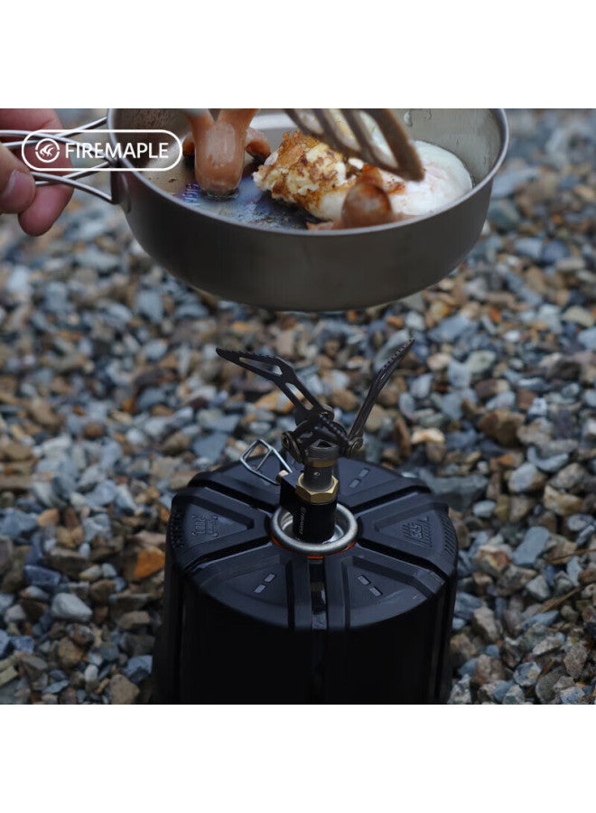 Fire-maple 300t Mini Stove Head Integrated Titanium Gas Stove, Outdoor Bc Hiking Mountaineering Lightweight Portable Camping Equipment - Image 5