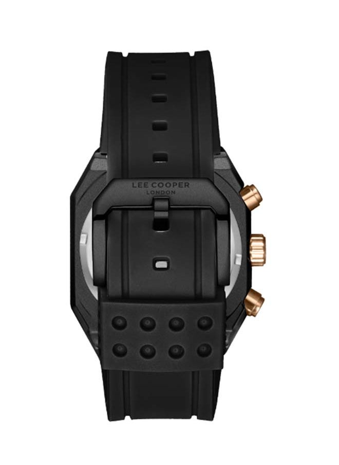 Lee Cooper Men Multi Function Black Dial Watch - LC08022.651  - Image 4