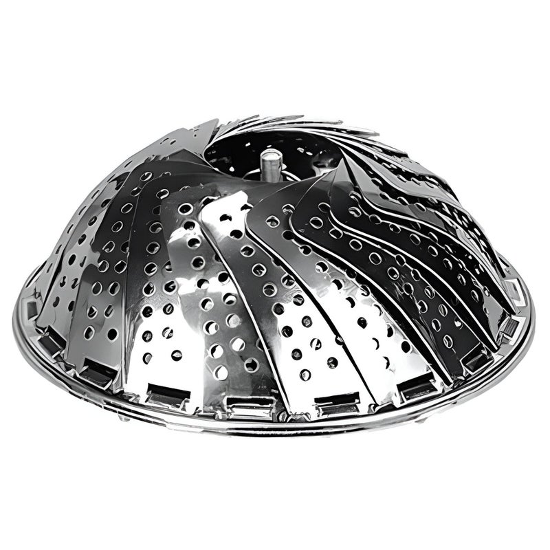 Steaming Insert - Foldable Stainless Steel Basket Ideal for Healthy Food Preparation, Fits Various Pot Sizes and Ensures Even Steam Circulation for Perfectly Cooked Meals (1pcs) - Image 1