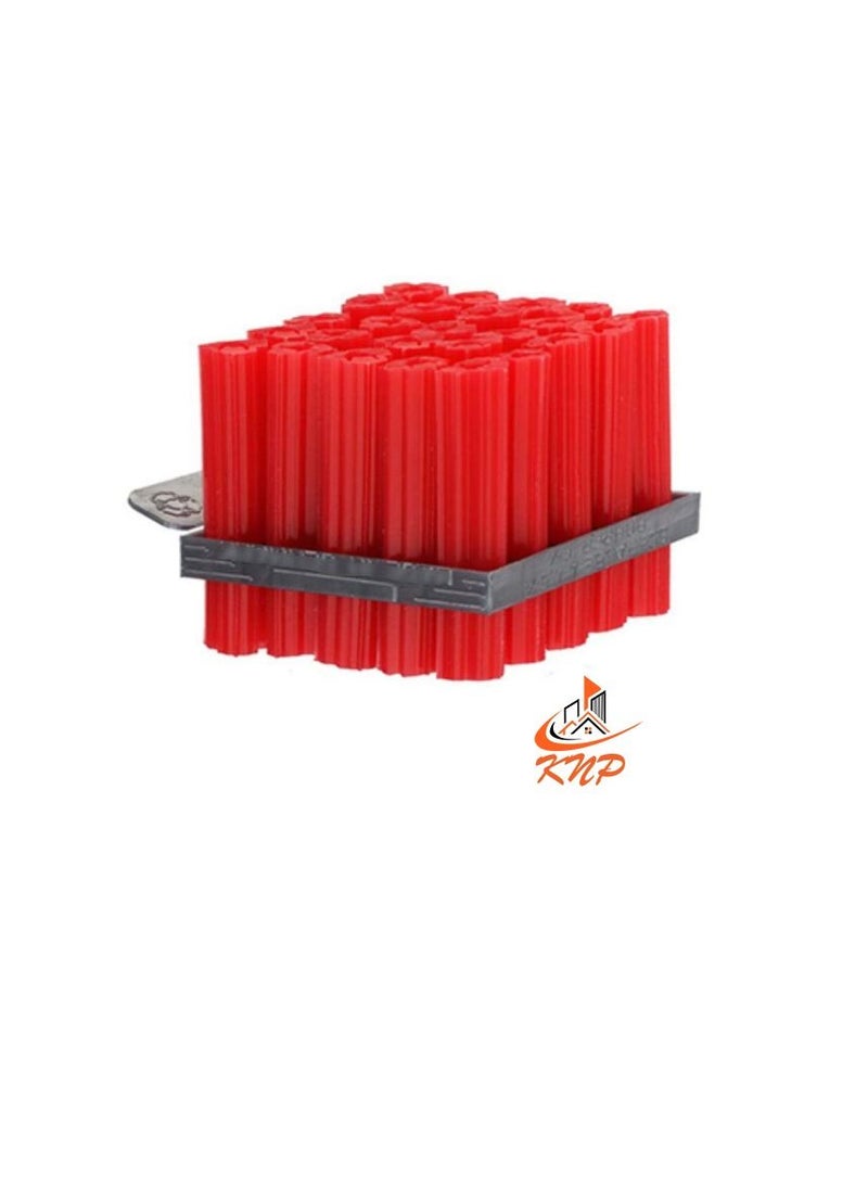 KNP Red Expanded Plug 6 X 1" 25mm - Image 3
