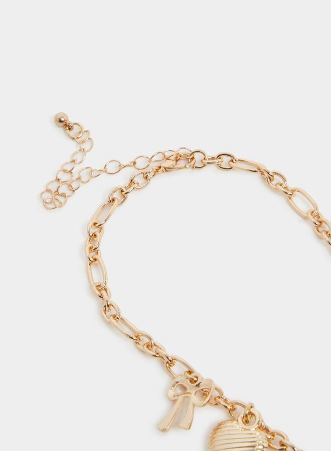 ستايلي قلادة بحُلي مُتدلي على شكل قلب - Image 5