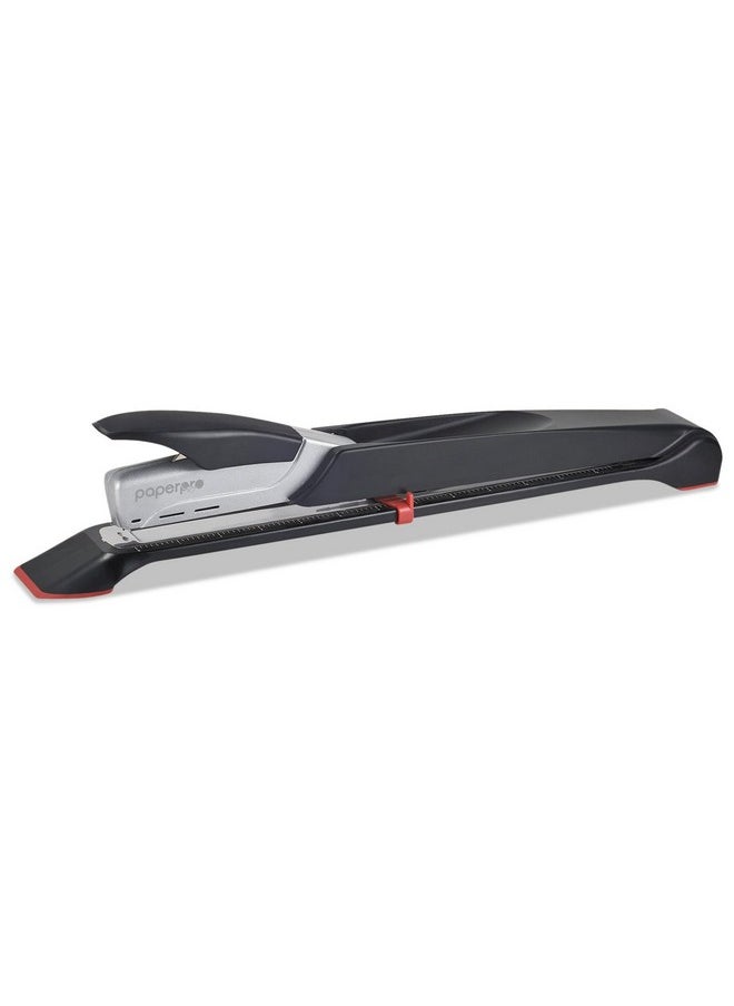 PaperPro -Bostitch 1610 Inreach Long 12.5-Inch Reach Stapler, 25-Sheet Capacity, Black/Silver  - Image 3