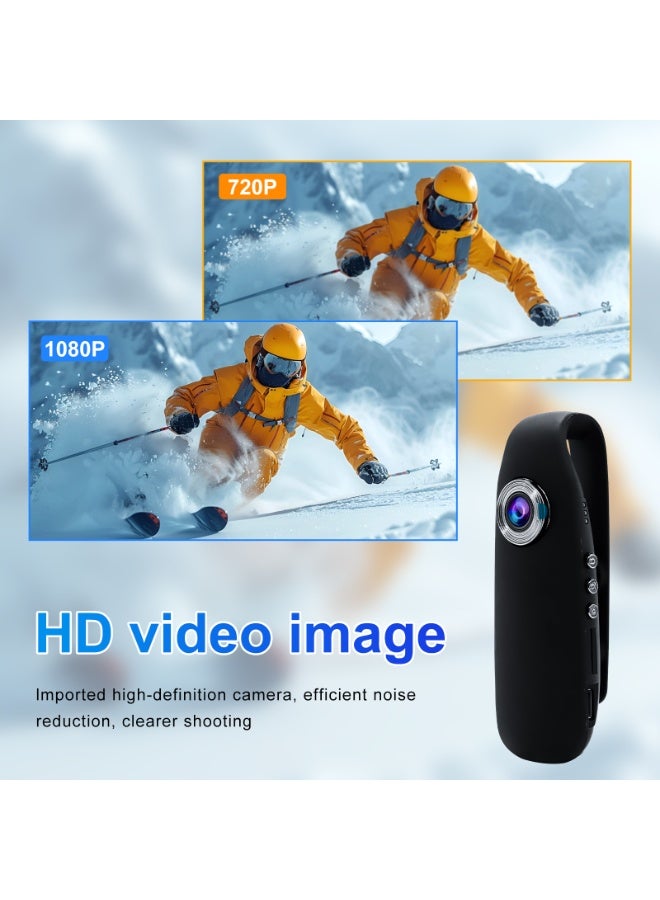ZetRA Mini Body Camera with Audio and Video Recording 1080P 64GB Motion Detection Video Recorder Wearable POV Camcorder with Magnetic Pocket Portable DV for Cycling,Pets,Walking,Travaling - Image 3