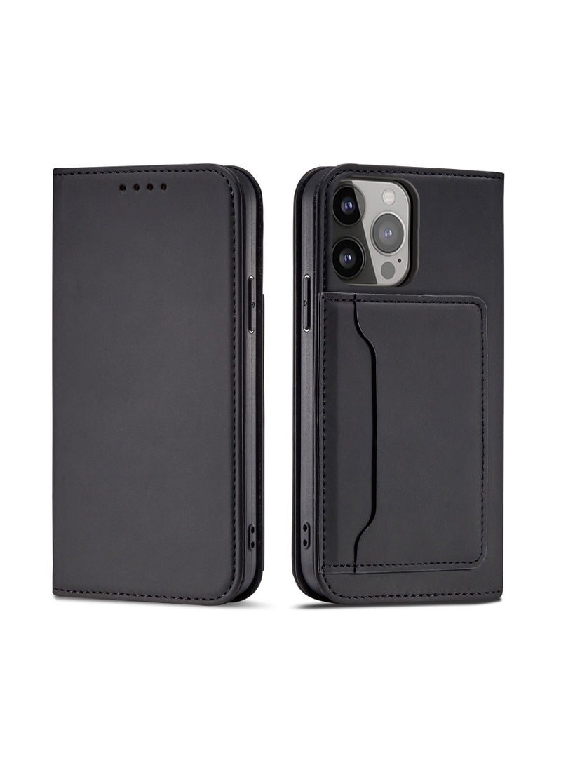 Suitable For iPhone Flip Type Solid Color Phone Case - Image 1