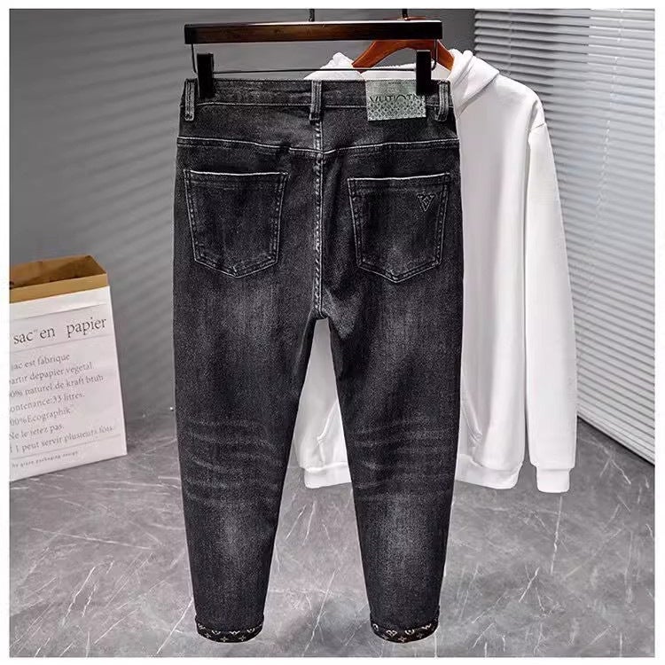 Unisex Casual Daily Denim Jeans - Image 5
