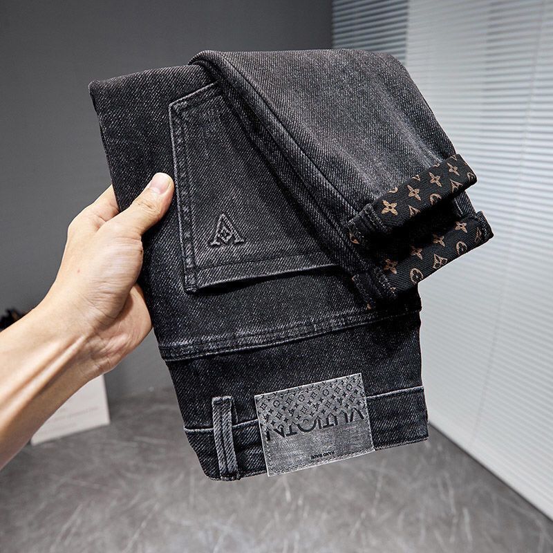 Unisex Casual Daily Denim Jeans - Image 2