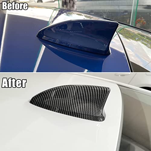 CKE for 11th Gen Civic Compatible with Honda Civic 2025 2024 2023 2022 Accessories Car Shark Fin Antenna Topper Roof Aerial Cover Trim -Carbon Fiber Style - Image 5