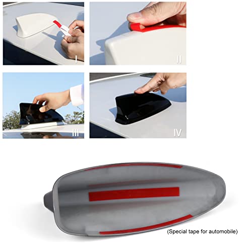 CKE for 11th Gen Civic Compatible with Honda Civic 2025 2024 2023 2022 Accessories Car Shark Fin Antenna Topper Roof Aerial Cover Trim -Carbon Fiber Style - Image 4