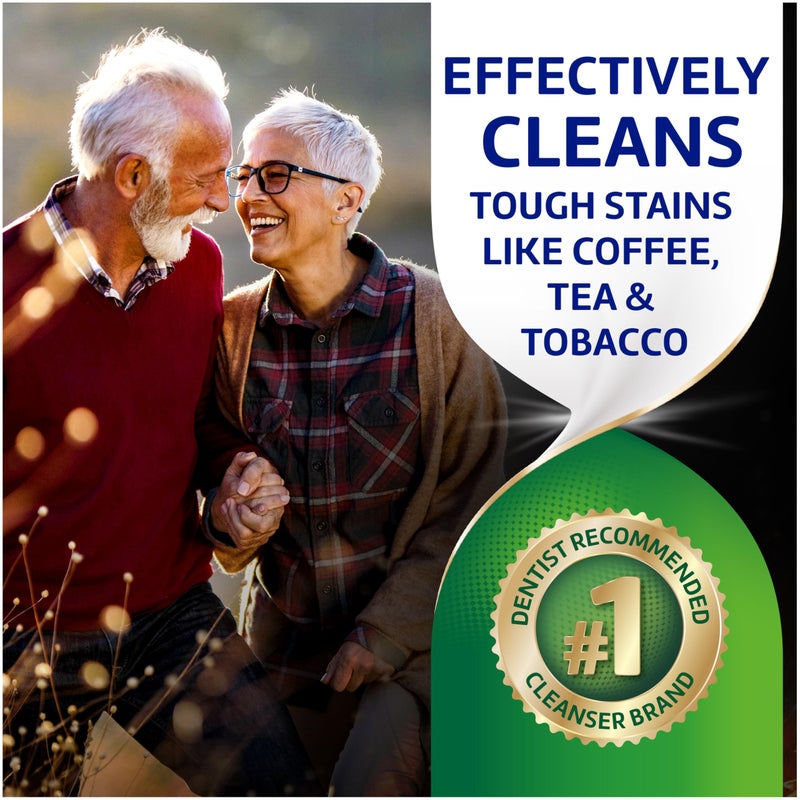 Polident Smokers Antibacterial Dental Appliance Cleanser Tablets, 90 Count - Image 2