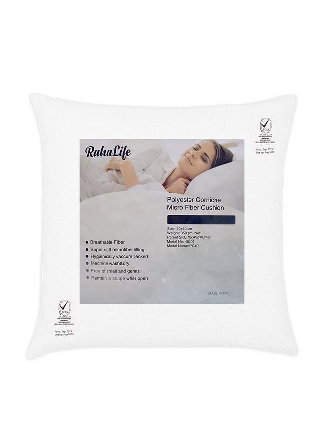 راهالايف Pack of 2 Polyester Corniche Cushions – Soft & Durable Decorative Throw Pillows for Sofa, Living Room, Bedroom & Outdoor Seating, Comfortable Polyester Filled Cushions - Image 2
