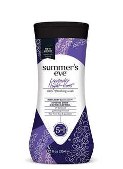 Summer's Eve Summers Life Night Wash for Sensitive Areas with Aloe Vera Extract, 354 ml  - Image 2