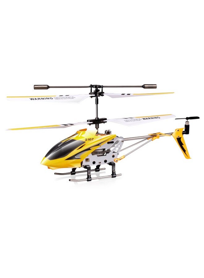 Syma S107/S107G 3 Channel RC Heli with Gyro - Yellow - Image 1