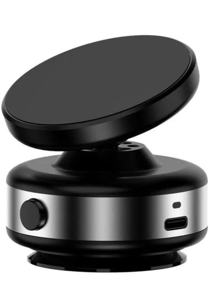 AMBERJACK Upgraded 360° Adjustable Electric Vacuum Magnetic Suction Cup Phone Mount, Hands-Free Magnetic Cell Phone Holder for Car, Gym, Mirror, Smooth Surface, Compatible with Magsafe iPhone  - Image 5
