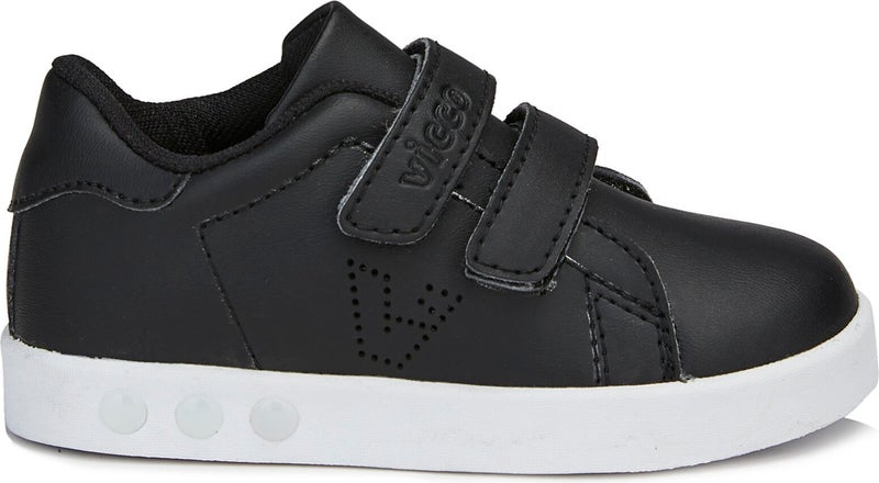 VICCO Oyo Lighted Unisex Baby Black/White Sneaker  - Image 1