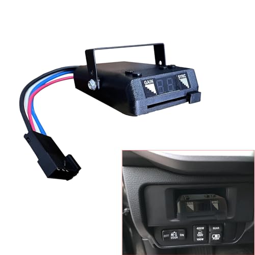 Gihdfer Towpower 8507111 Time-Delayed Electric Trailer Brake Controller,Brakeman IV Digital Brake Control, Control for 1 to 4 Axle Trailers - Image 1