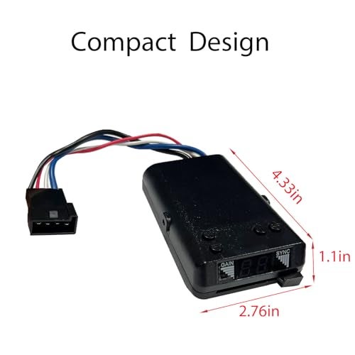 Gihdfer Towpower 8507111 Time-Delayed Electric Trailer Brake Controller,Brakeman IV Digital Brake Control, Control for 1 to 4 Axle Trailers - Image 3