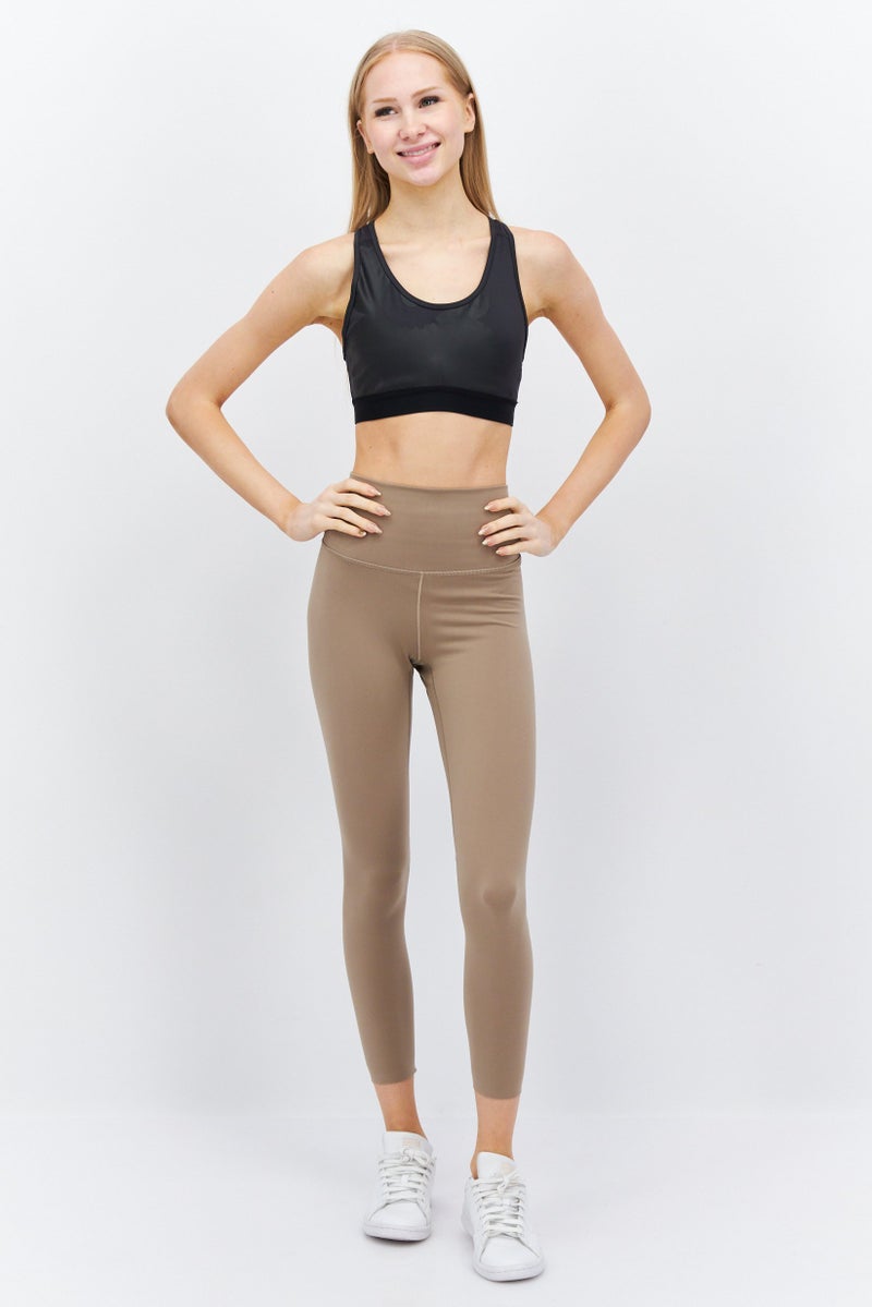 Adidas Women Brand Logo Padded Sports Bra, Black - Image 2