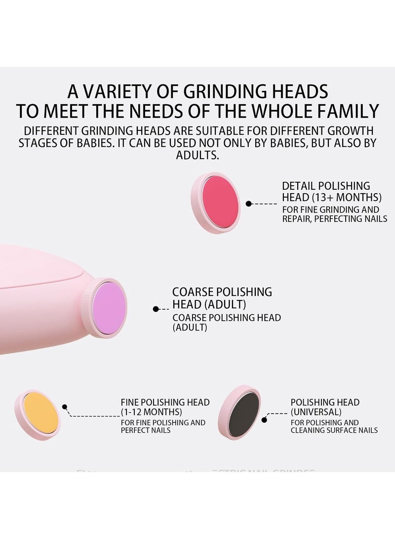 SOLARAE Electric nail Grinder Quick and Practical Nail Care ( White ) - Image 4