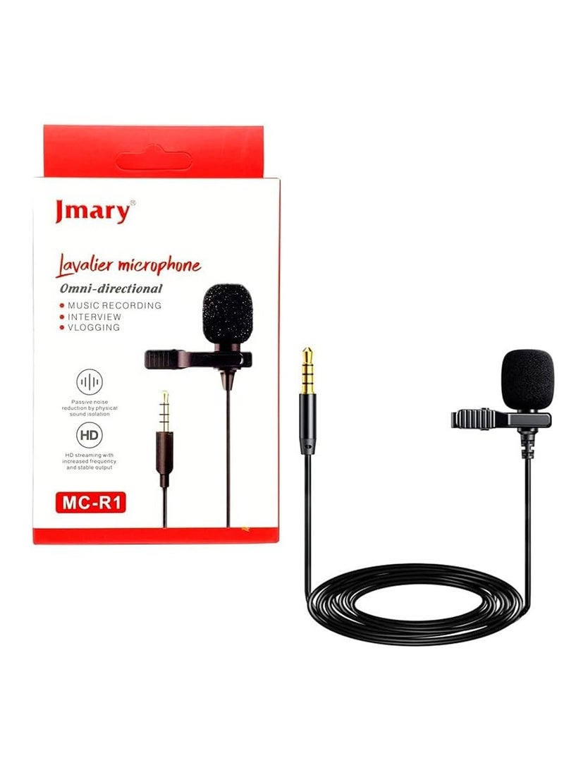 ELTRAZONE "MC-R1 Professional Lavalier Microphone – Omnidirectional Condenser Lapel Mic for Mobile Recording, YouTube Videos, and Interviews" - Image 2