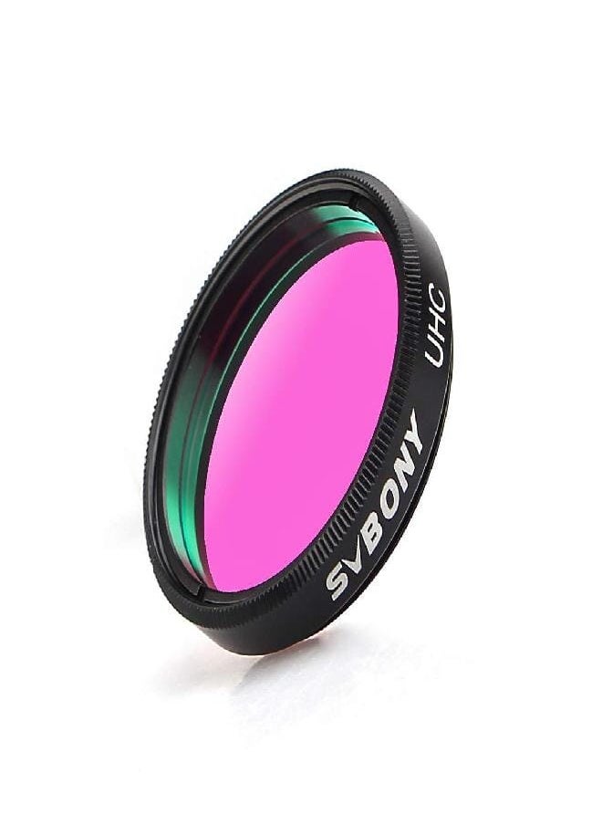 SVBONY Telescope Filter 1.25 inches UHC Filter Astrophotography to Improve The Image Contrast Reduces Light Pollution (1.25 inch)  - Image 1