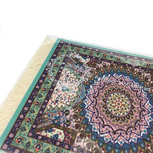 kotoyas Persian Style Carpet Mouse Pad, Several Images (Blue Heart) - Image 5