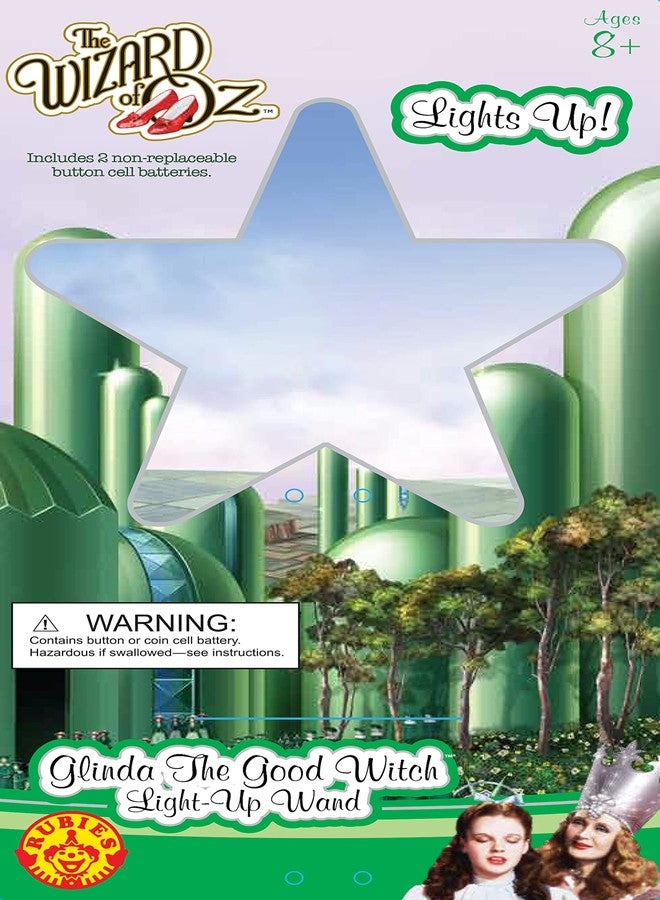 Rubies Wizard of Oz: Glinda the Good Witch Light Up Wand for Adults, Women's One SIze - Image 2