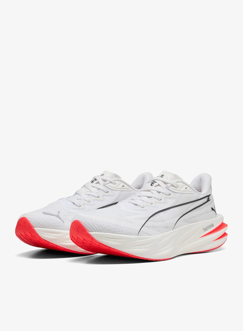 Puma PUMA White-Ultra Red Deviate Pure Nitro for Women | Best Price UAE