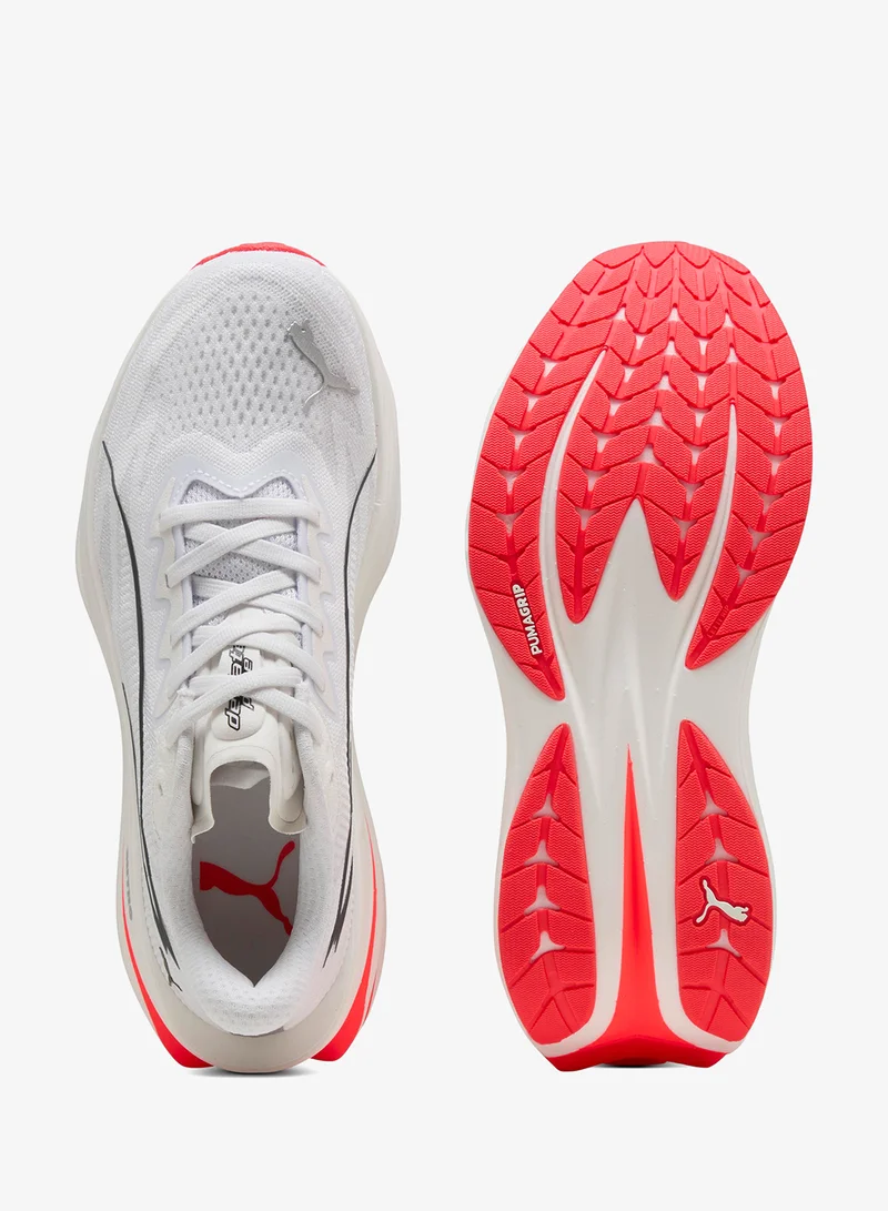 Puma PUMA White-Ultra Red Deviate Pure Nitro for Women | Best Price UAE