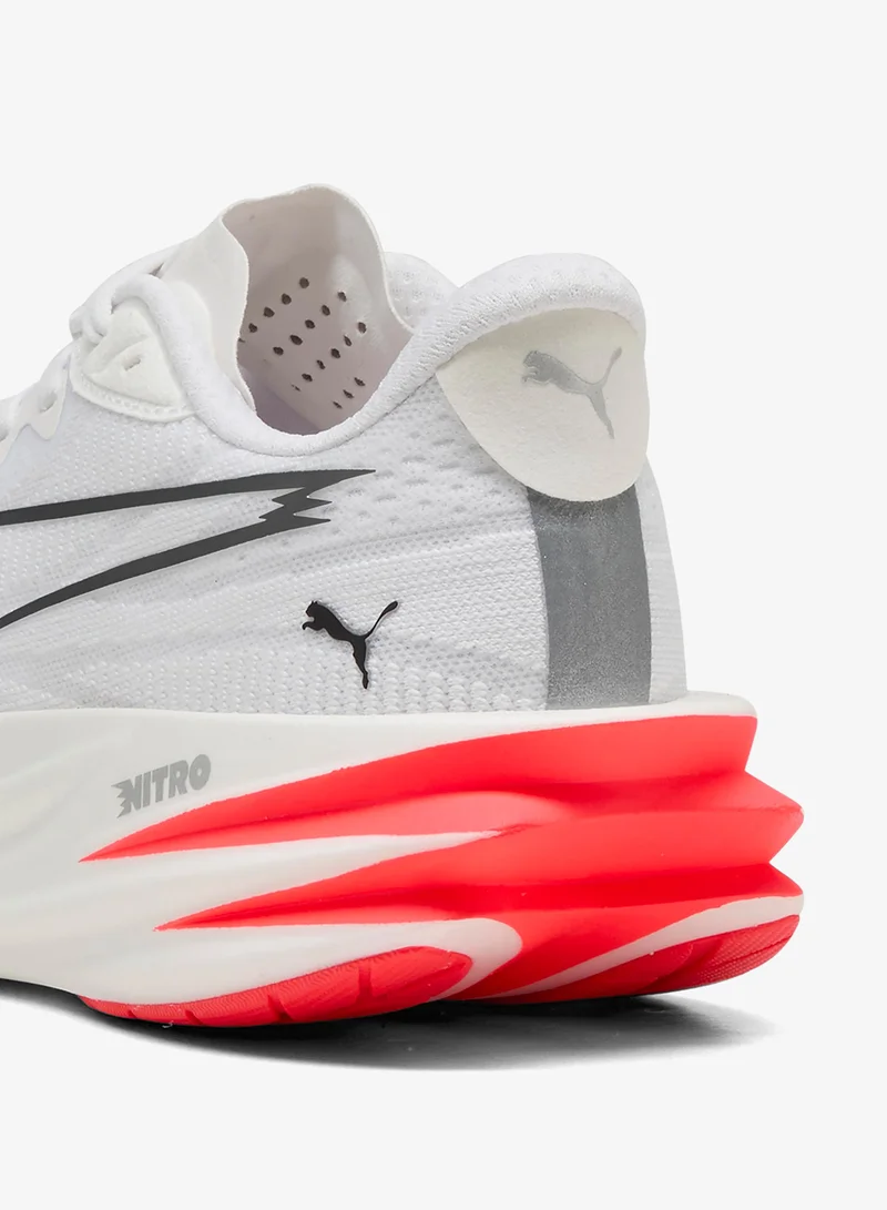 Puma PUMA White-Ultra Red Deviate Pure Nitro for Women | Best Price UAE