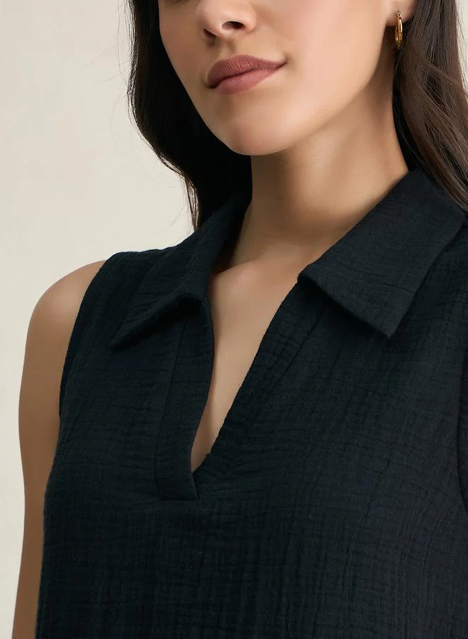 Femmella  Women Black Cotton Top and Pants Co-Ords for Women | Best Price UAE