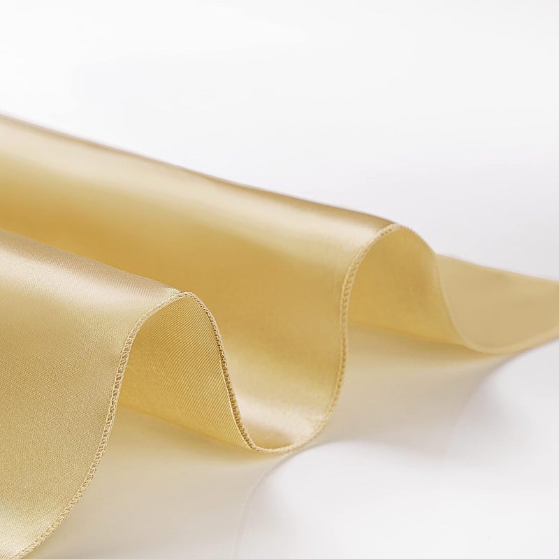 24-piece 12 x 12 inch gold satin napkin for wedding, dinner, table setting, restaurant, banquet, graduation party - Image 5