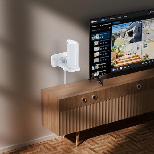 XLTTYWL Orbi WiFi 7 Wall Mount Kit, Orbit 7 Mount Bracket Optimize Space Compatible with Orbi Wi-Fi 7 Mesh Systems & All Net Gear Nighthawk Wi Fi 7 Routers(RBEWMB-10000S) (White, 2 Pack) - Image 3