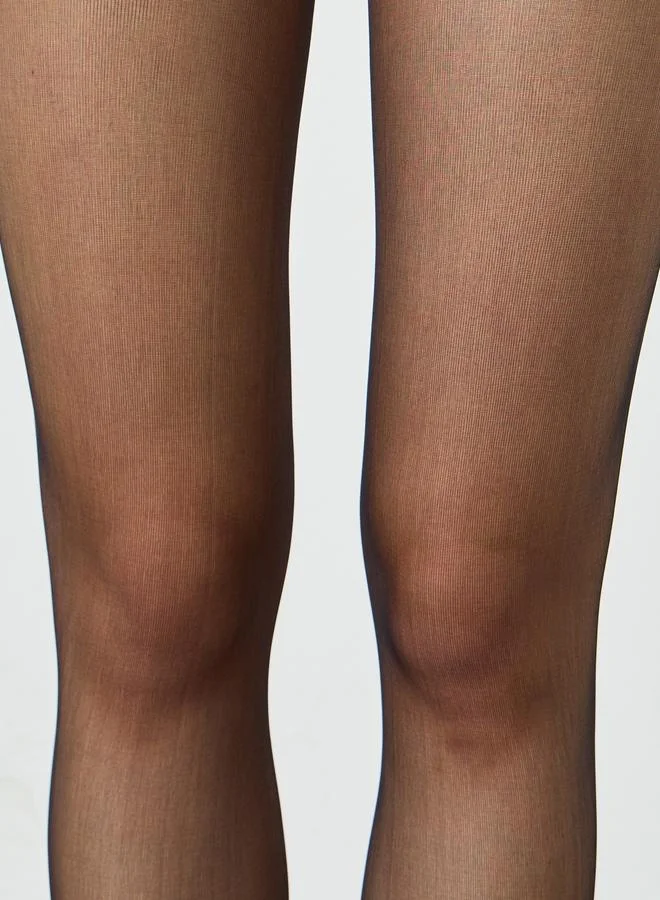 Styli  Solid Sheer Stockings for Women | Best Price UAE