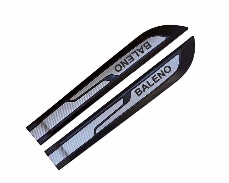Vitior Car Window Side Door Beading Silver/Black Moulding for Baleno (Pack of 4 Pcs) - Image 3