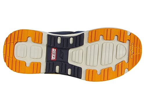 Skechers Go Walk Outdoor - Athletic Slip-On Trail Hiking Shoes with Air Cooled Memory Foam Navy/Yellow - Image 5