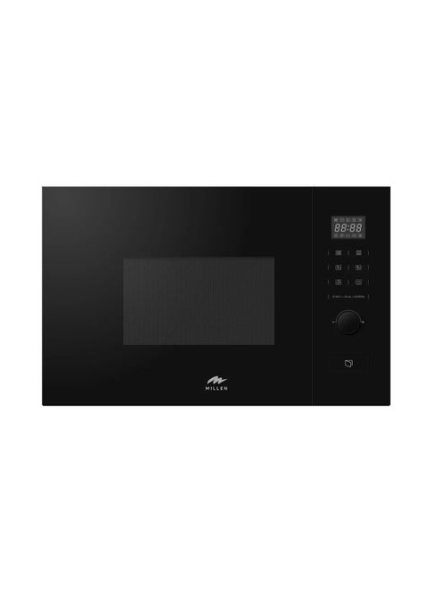 MILLEN Microwave Oven, 20L, 3 Y Warranty, Glass Finish, Touchscreen & Knob Controls, 800W Microwave Power, 1000W Grill Power, 8 Automatic Programs, MBW 381 BL